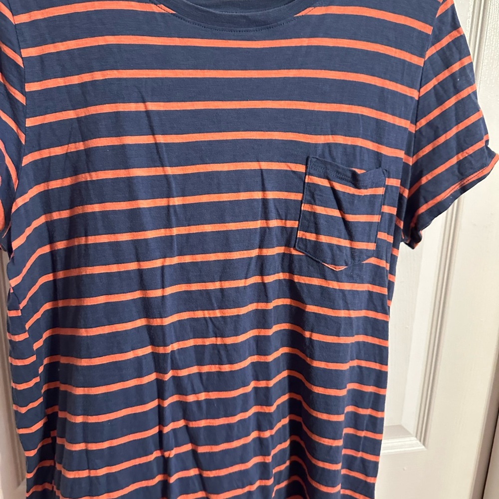 Striped Shirt - Blue and Orange